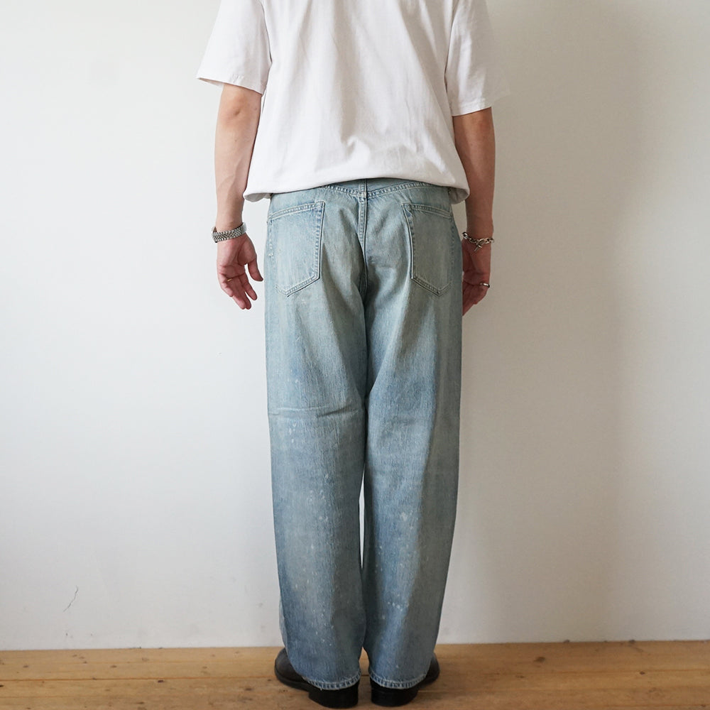 A.PRESSE - No.37 Washed Wide Denim Pants