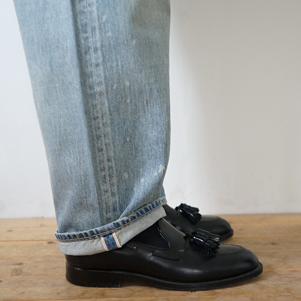 A.PRESSE - No.37 Washed Wide Denim Pants