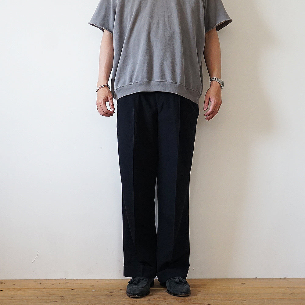 パンツ 26ss A.PRESSE Wool Rayon Wide Trousers A.PRESSE - Wool Rayon Wide Trousers – IN MY BOOK STORE