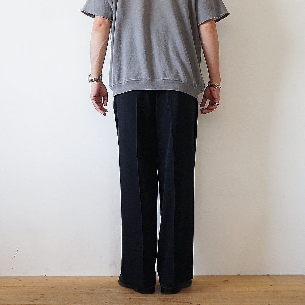 A.PRESSE - Wool Rayon Wide Trousers – IN MY BOOK STORE
