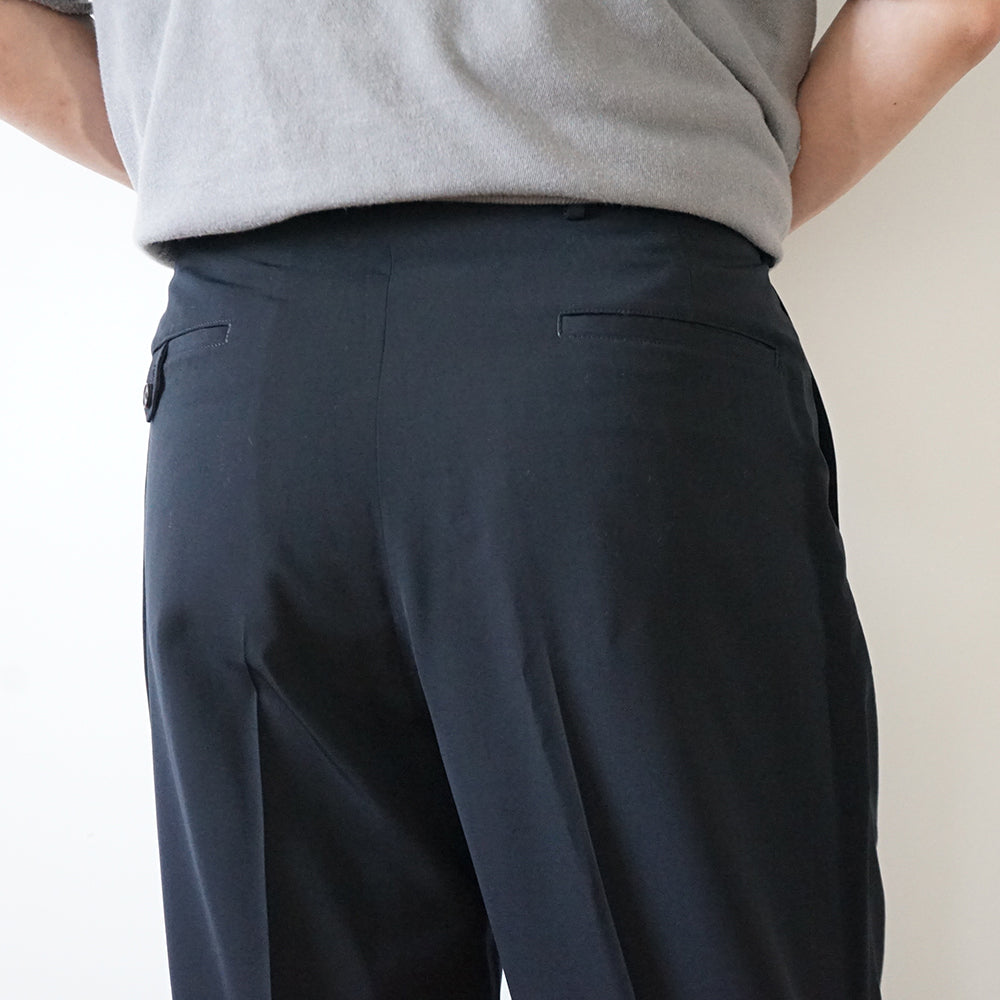 A.PRESSE - Wool Rayon Wide Trousers – IN MY BOOK STORE