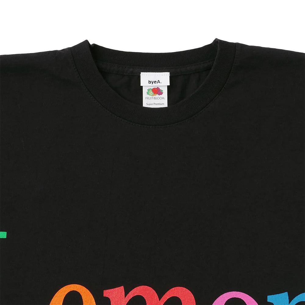 byeA. - NOT APPLE TEE Lemon BLACK