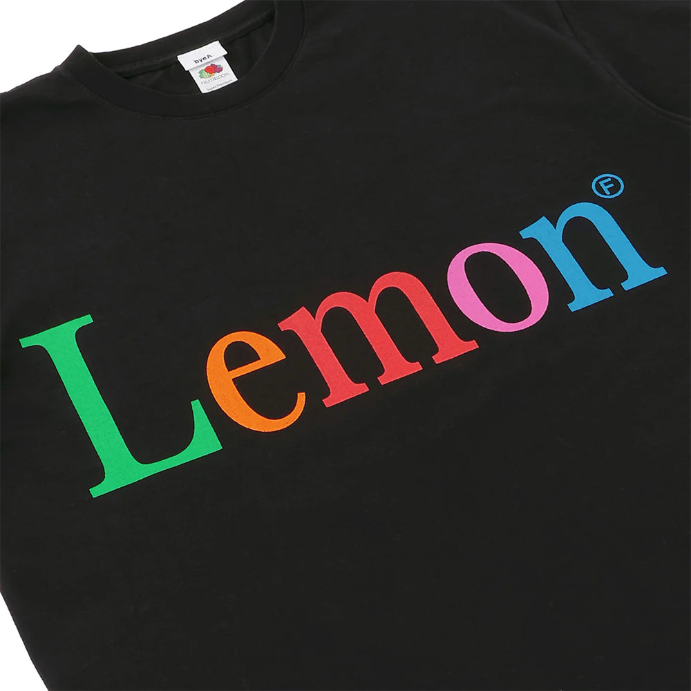 byeA. - NOT APPLE TEE Lemon BLACK