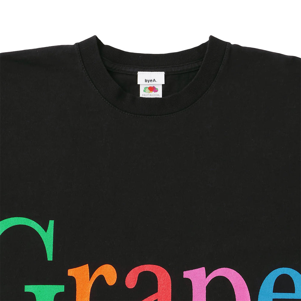 byeA. - NOT APPLE TEE Grape BLACK