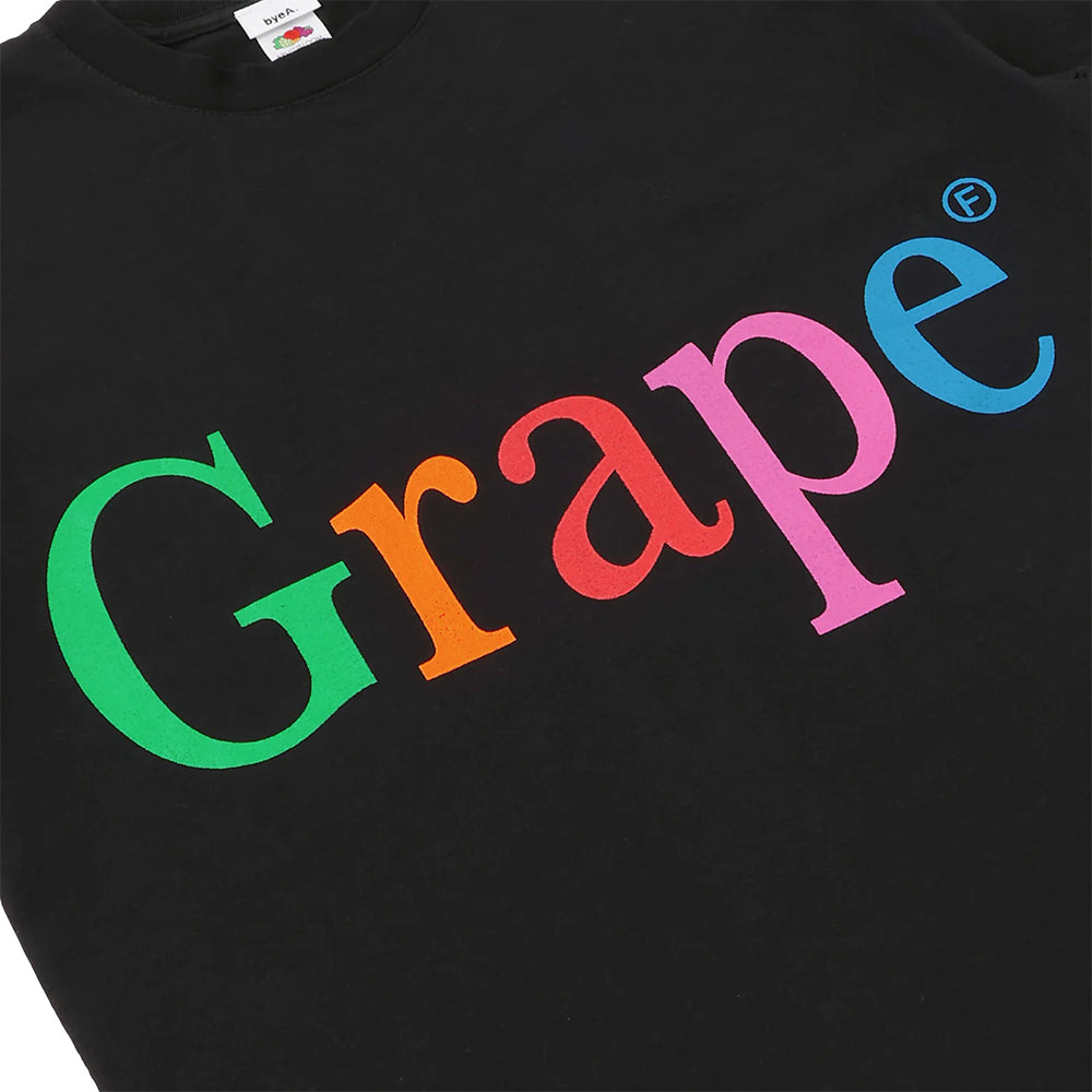byeA. - NOT APPLE TEE Grape BLACK