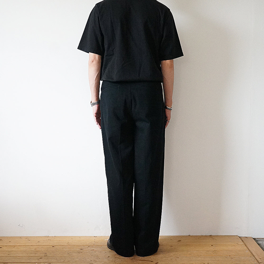 blurhms - Denim-Leather Belted Trousers – IN MY BOOK STORE