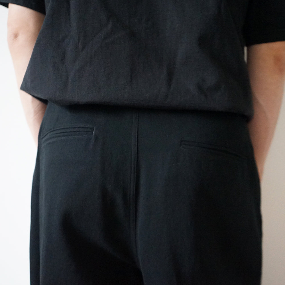 blurhms - Denim-Leather Belted Trousers – IN MY BOOK STORE