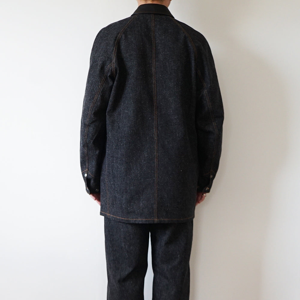 Cale - Cotton Silk Denim Coveralls