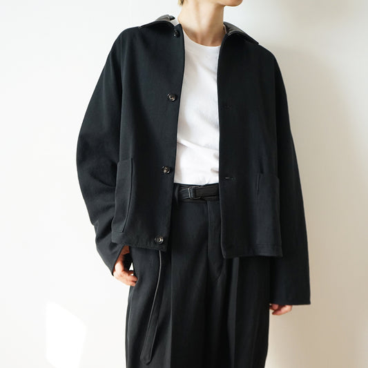 blurhms - Denim-Leather Short Jacket (Women's)