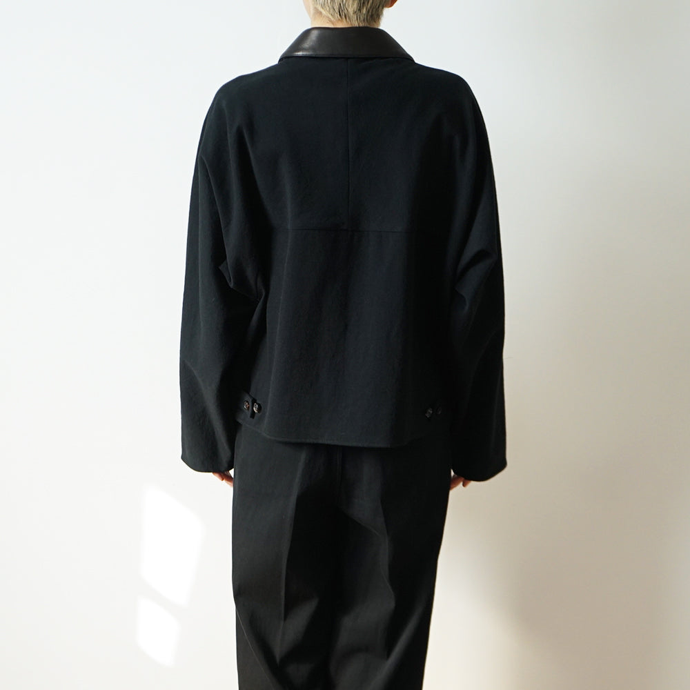 blurhms - Denim-Leather Short Jacket (Women's)