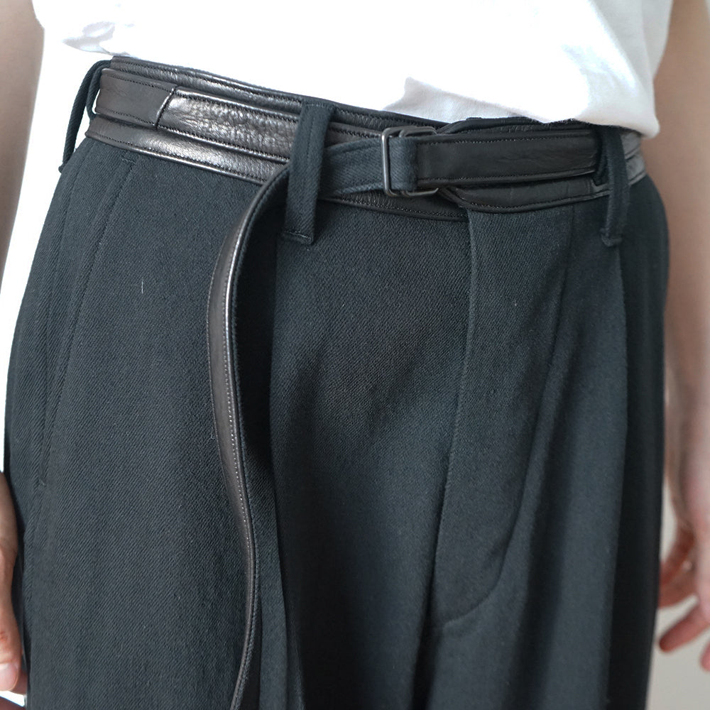 blurhms - Denim-Leather Belted Trousers (Women's) – IN MY BOOK STORE