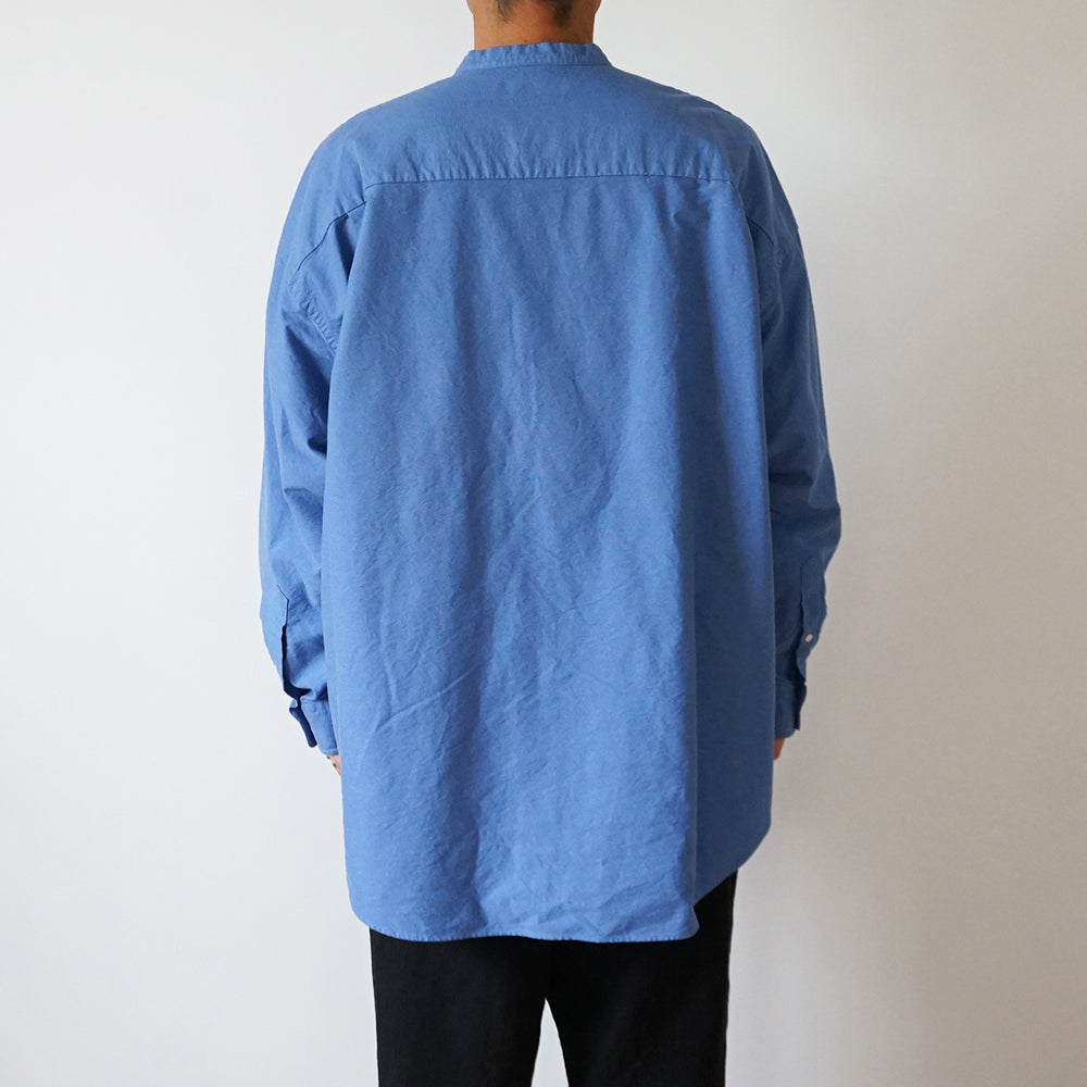 Graphpaper - Oxford L/S Oversized Band Collar Shirt – IN MY BOOK STORE