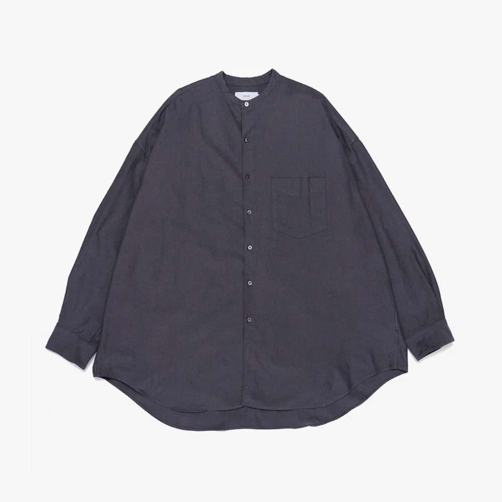ち*ん様 Graphpaper Wool Band Collar Shirt O Graphpaper - Oxford L/S Oversized Band Collar Shirt – IN MY BOOK STORE