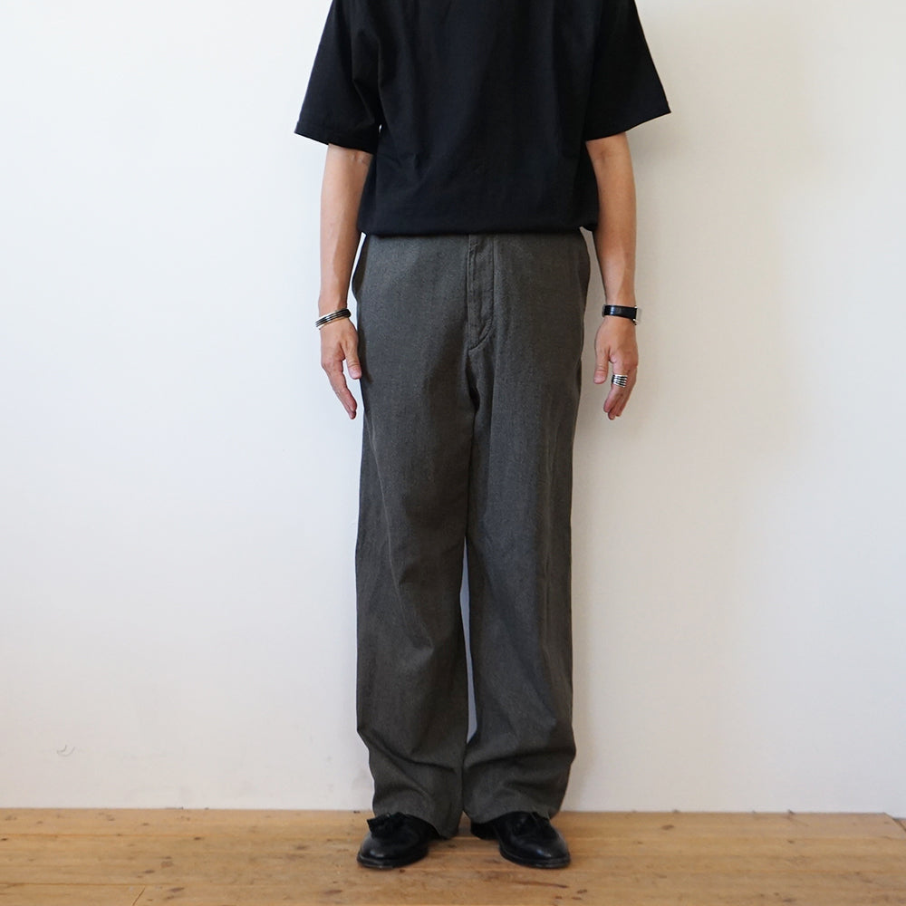 A.PRESSE - Vintage Black Chambray Work Pants