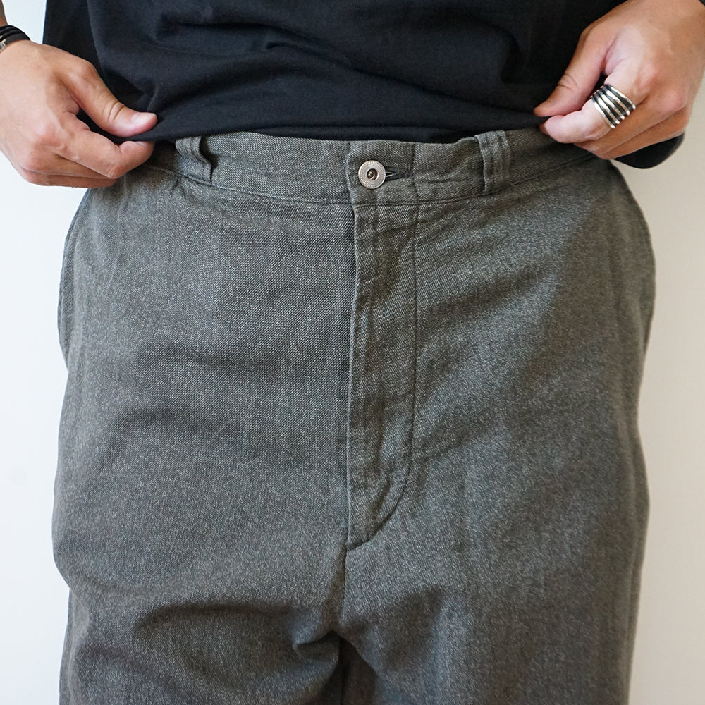 A.PRESSE - Vintage Black Chambray Work Pants
