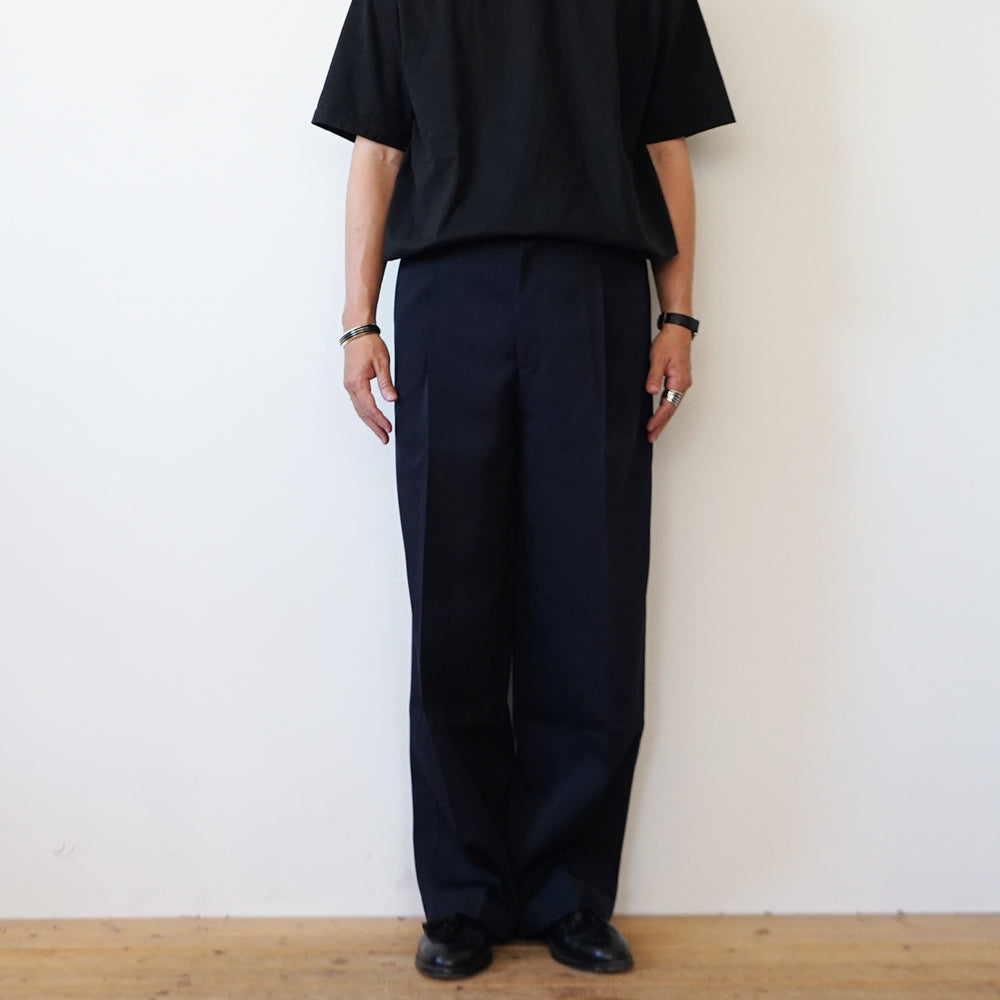 Graphpaper - Scale Off Wool Wide Slacks