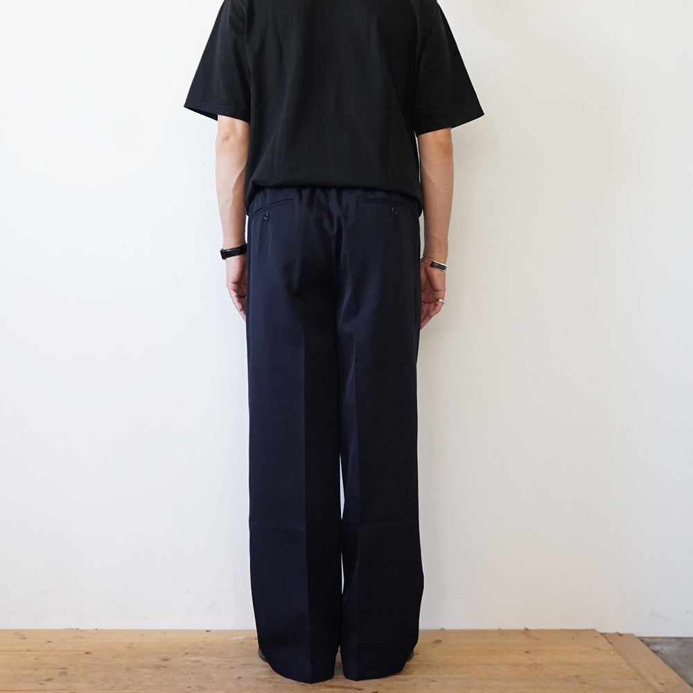 Graphpaper - Scale Off Wool Wide Slacks