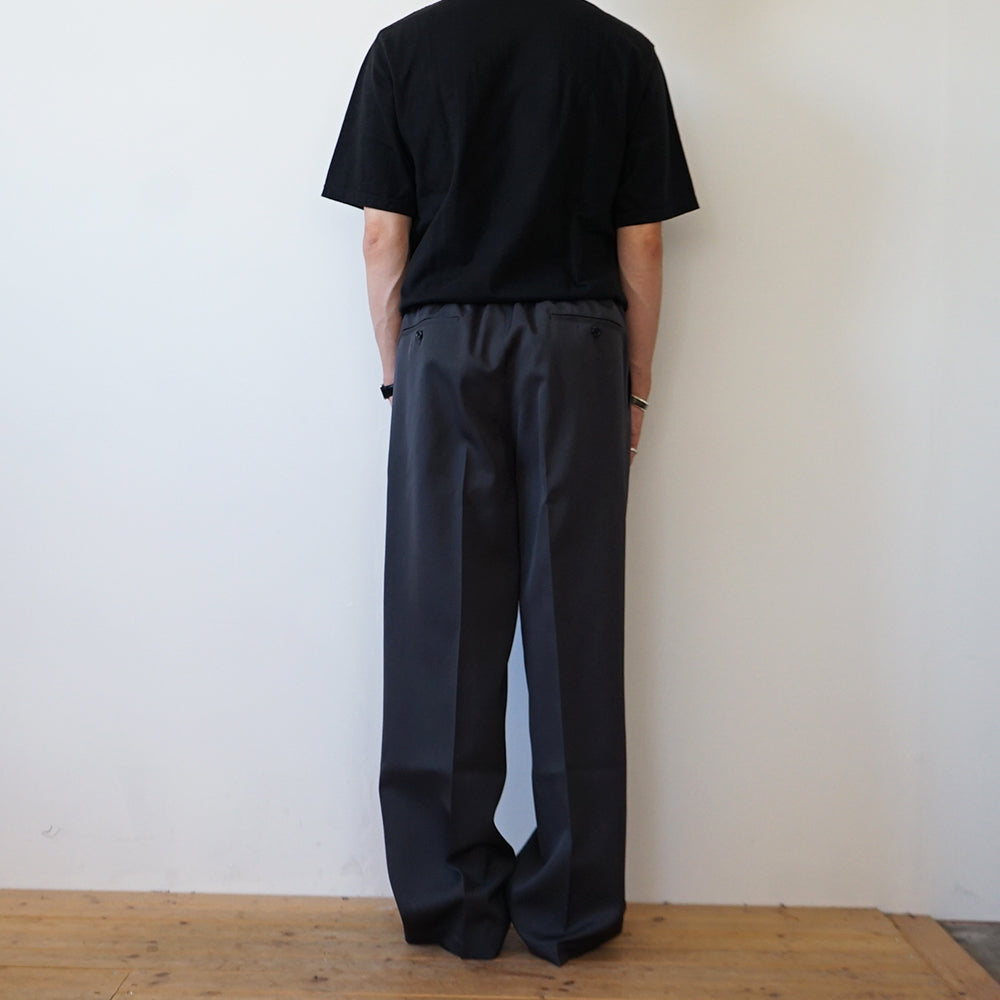 Graphpaper - Scale Off Wool Wide Slacks