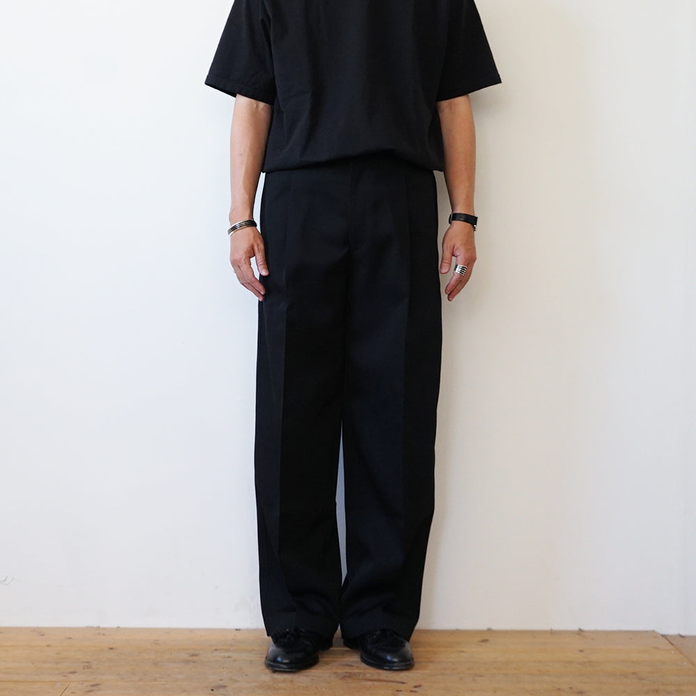 Graphpaper - Scale Off Wool Wide Slacks