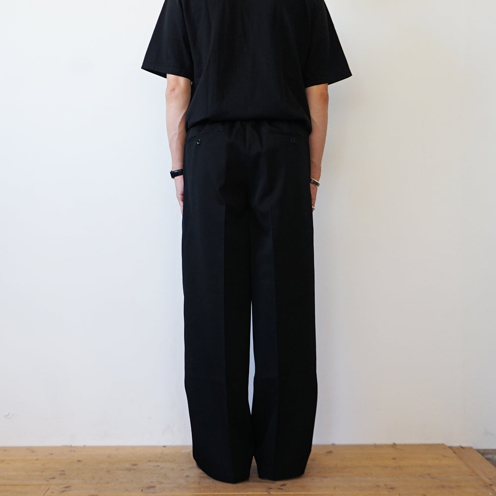 Graphpaper - Scale Off Wool Wide Slacks