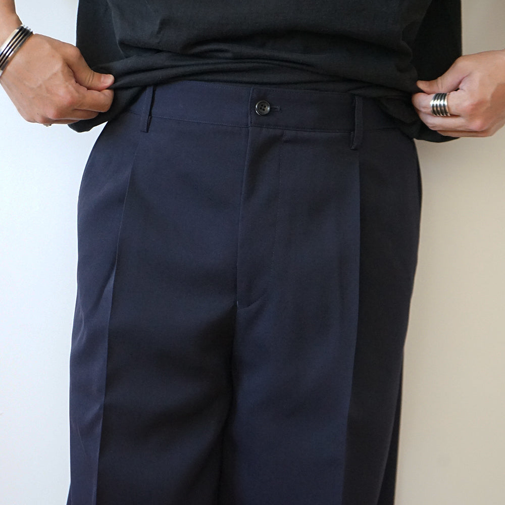 Graphpaper - Scale Off Wool Wide Slacks