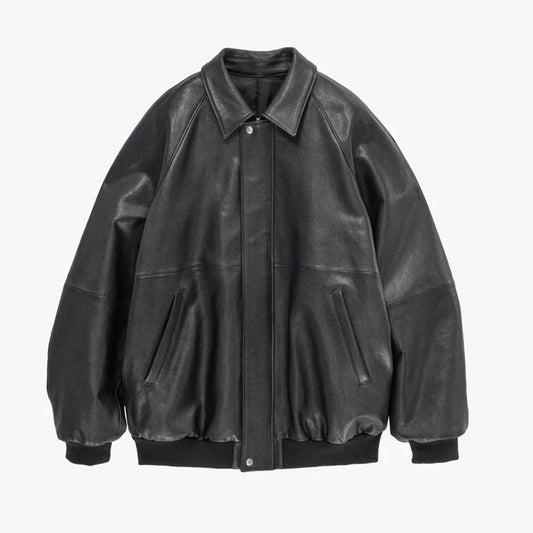 Graphpaper - Cow Leather Raglan Blouson