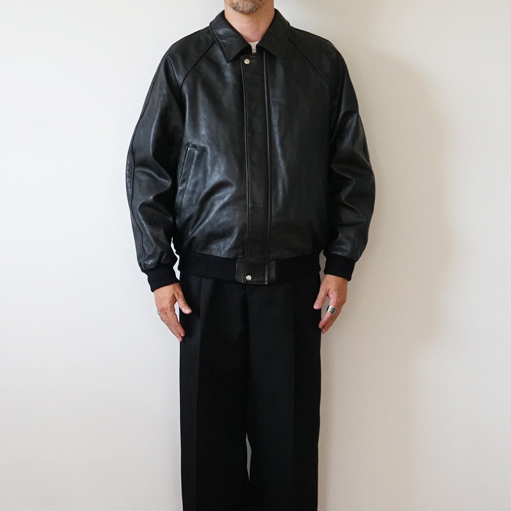Graphpaper - Cow Leather Raglan Blouson
