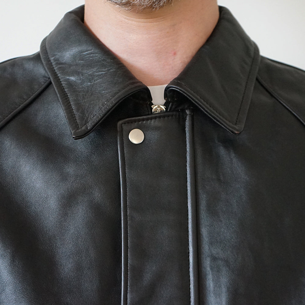 Graphpaper - Cow Leather Raglan Blouson