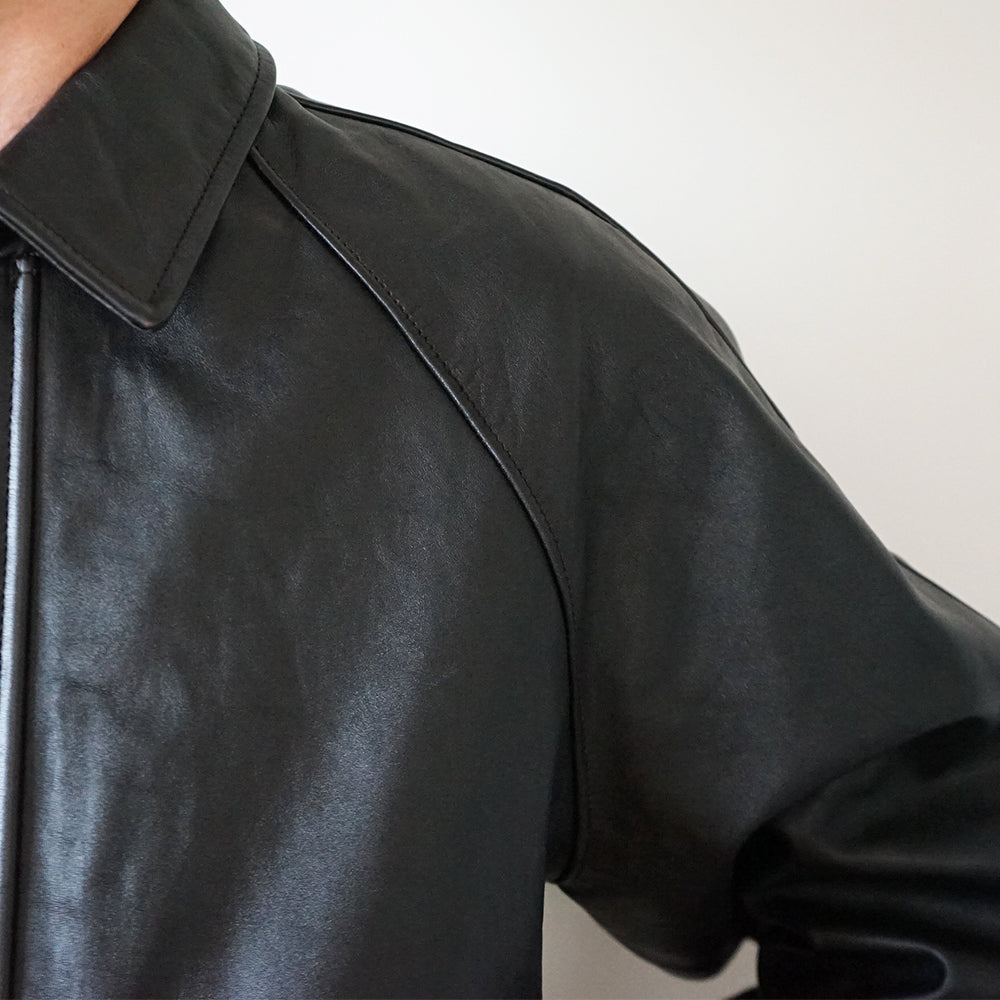 Graphpaper - Cow Leather Raglan Blouson