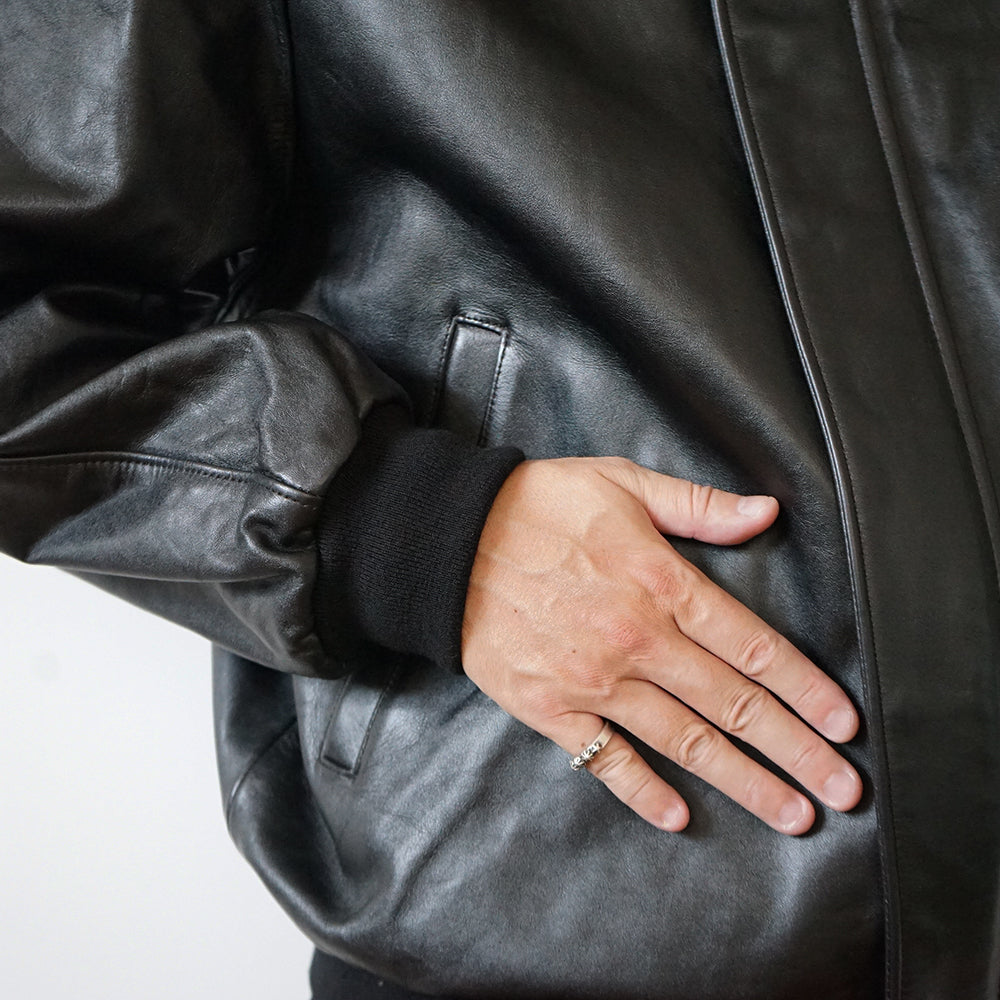 Graphpaper - Cow Leather Raglan Blouson