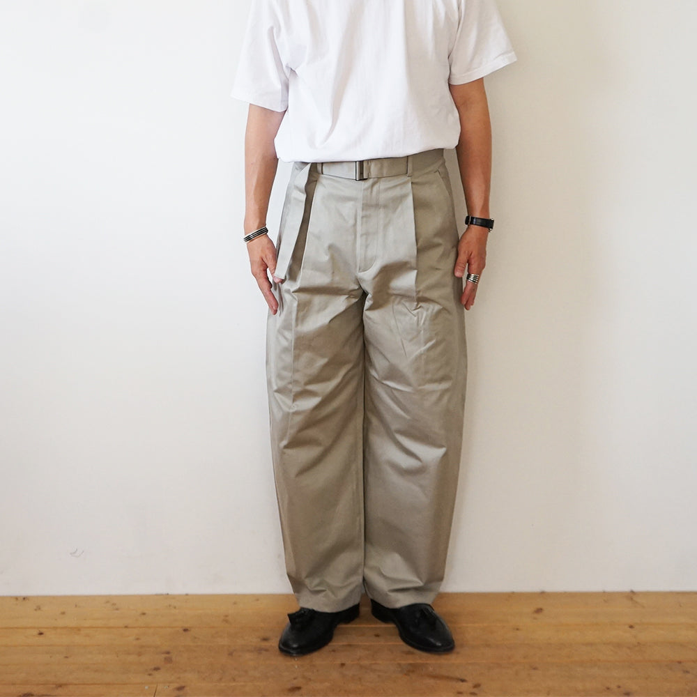 Graphpaper - Dry Westpoint Barrel-Fit Belted Pants