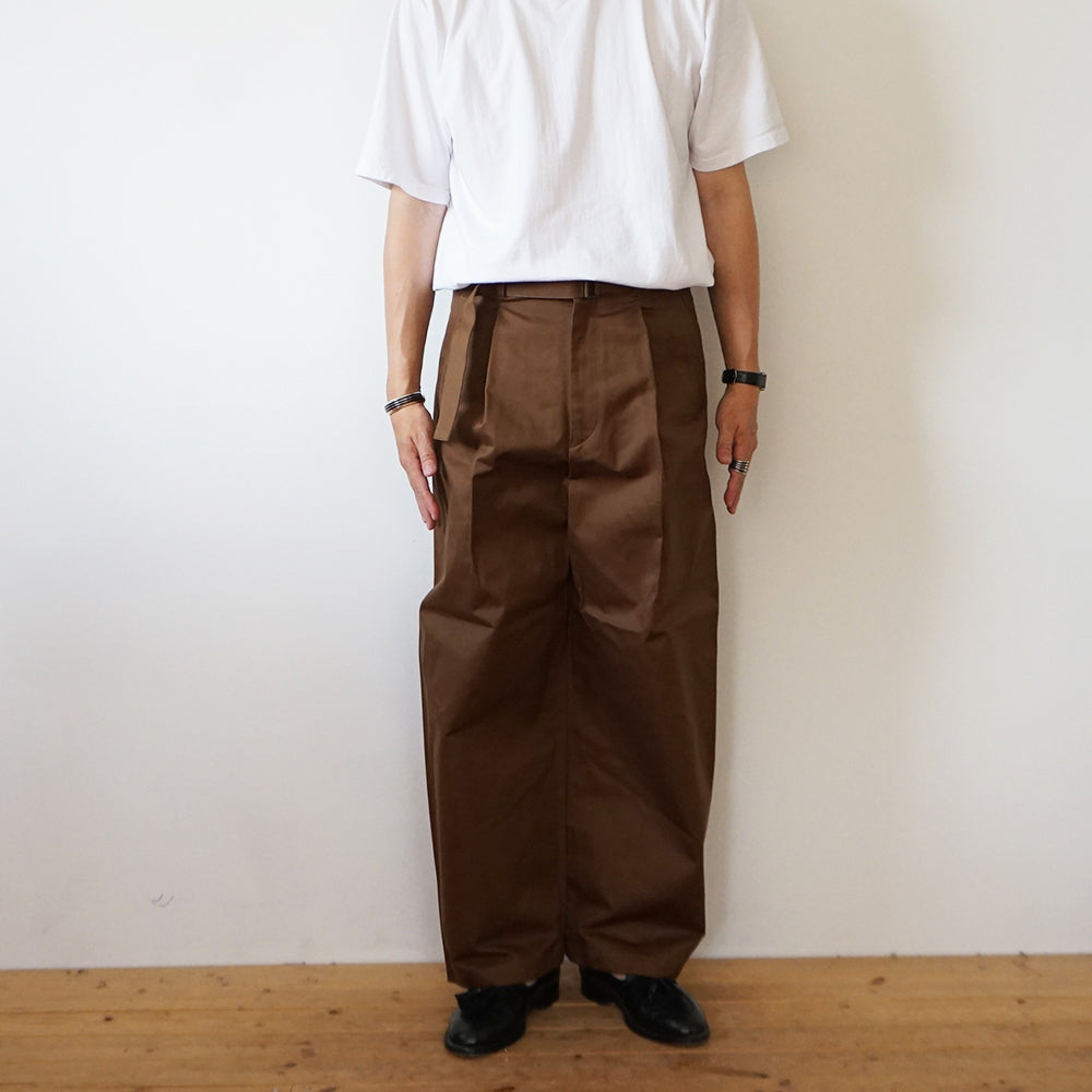 Graphpaper - Dry Westpoint Barrel-Fit Belted Pants