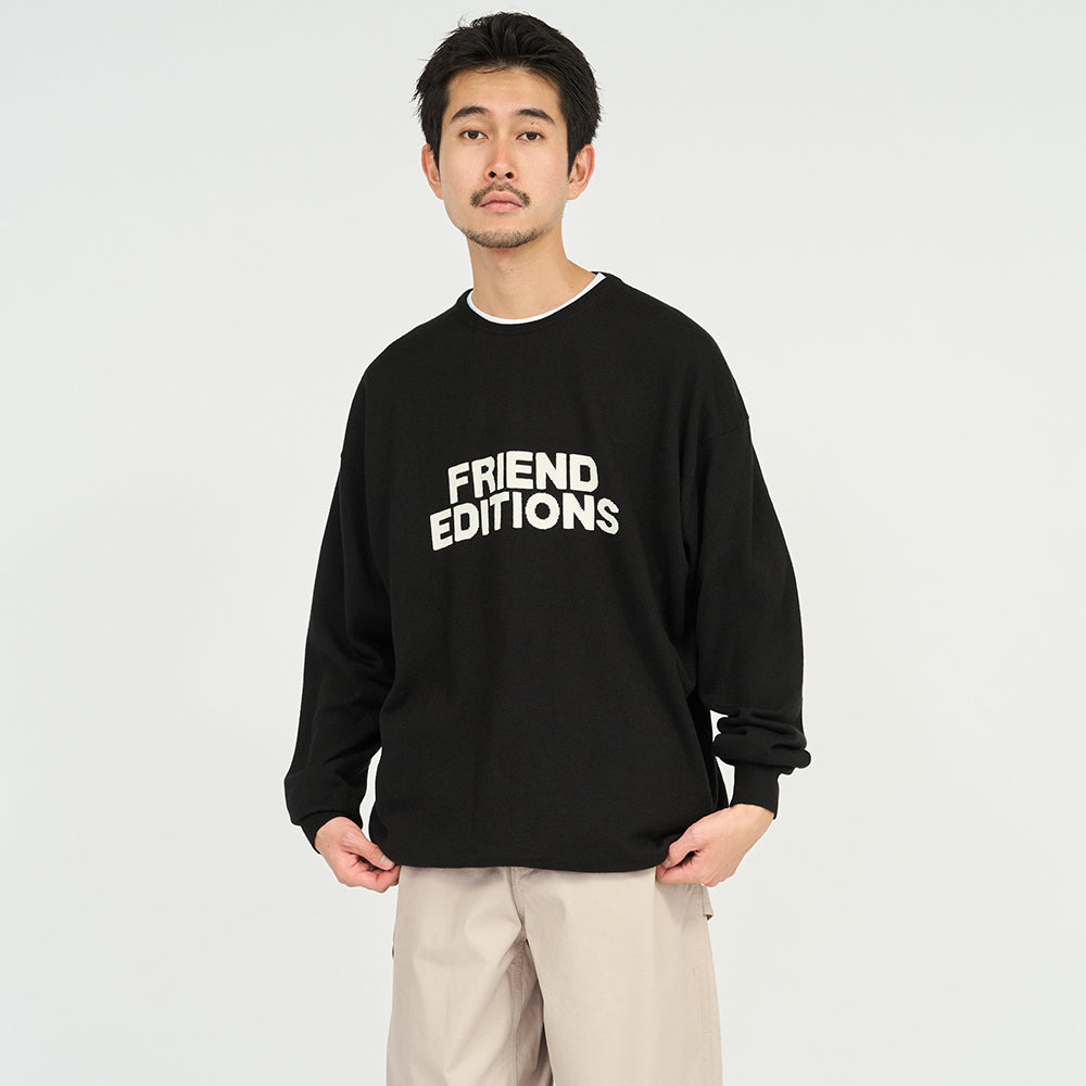 Fresh Service - HIGH GAUGE INTARSIA KNIT ”FE MONOGRAM”