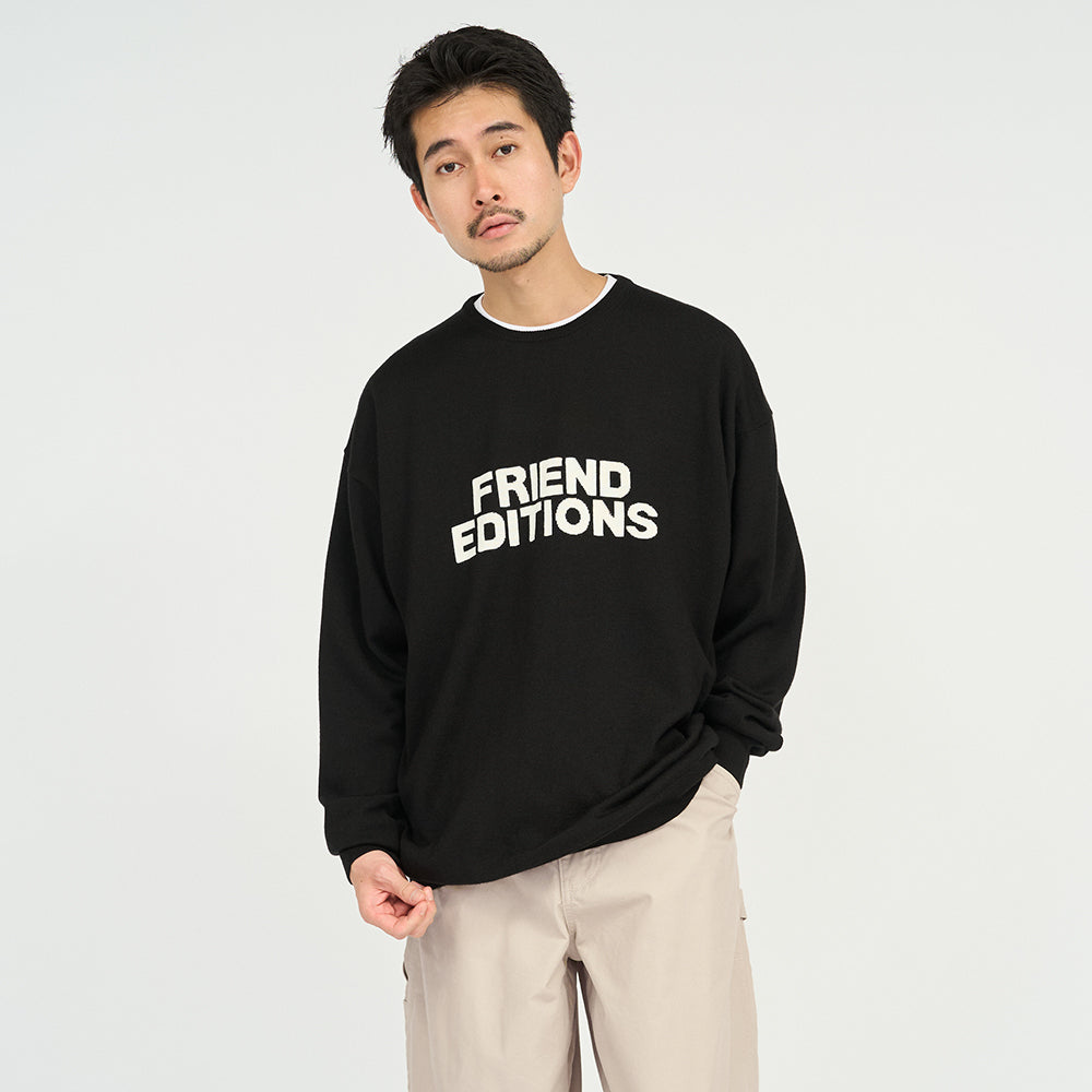 Fresh Service - HIGH GAUGE INTARSIA KNIT ”FE MONOGRAM”