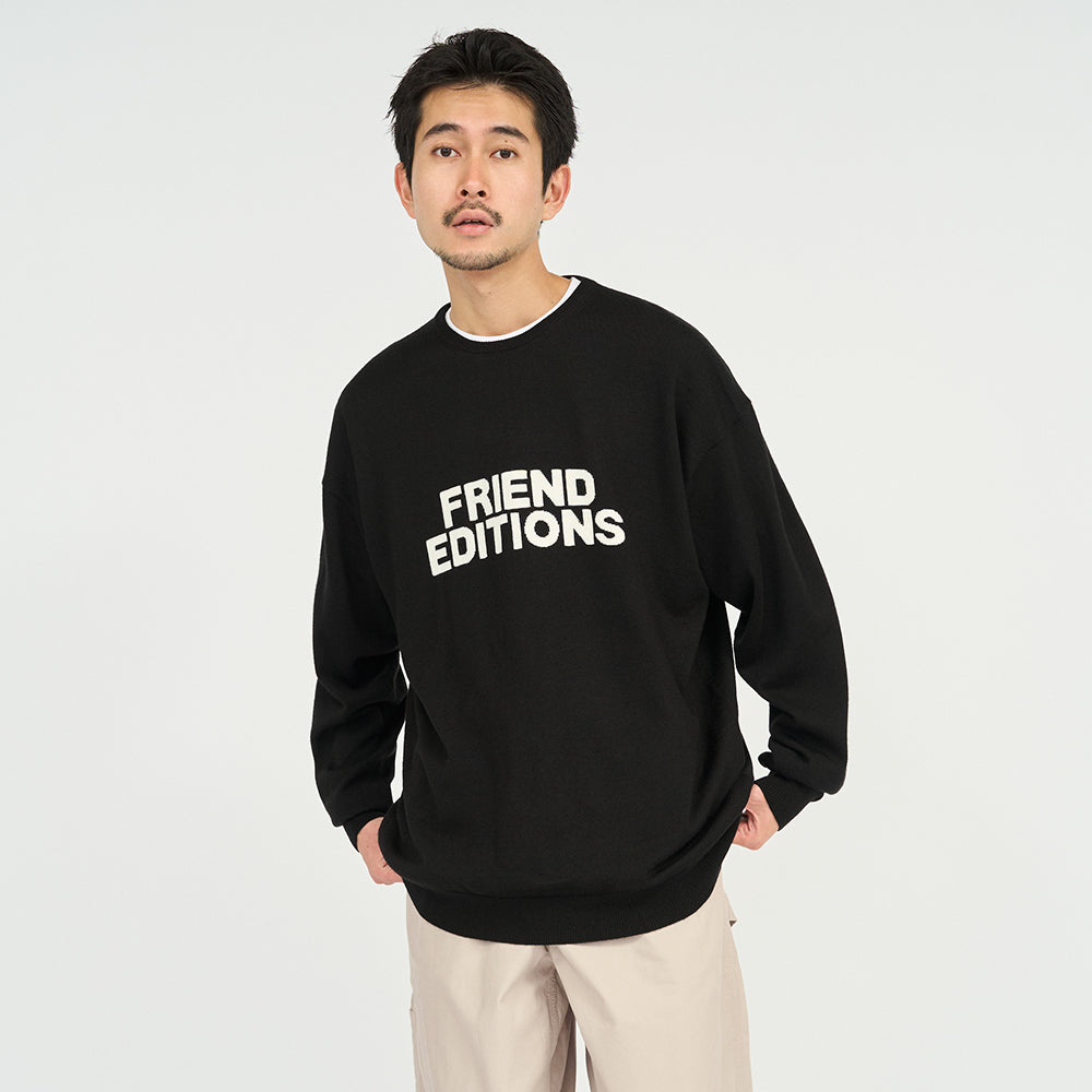 Fresh Service - HIGH GAUGE INTARSIA KNIT ”FE MONOGRAM”
