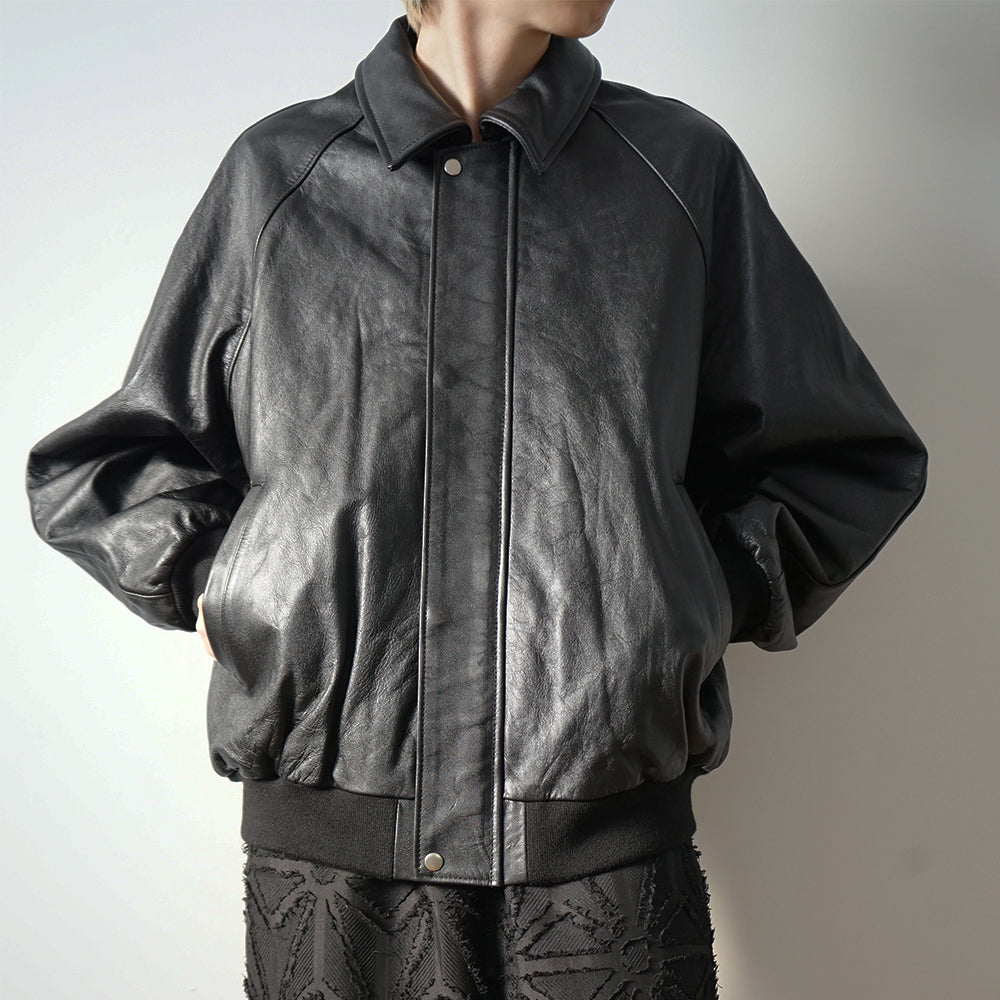 Graphpaper - Cow Leather Raglan Blouson (Women)