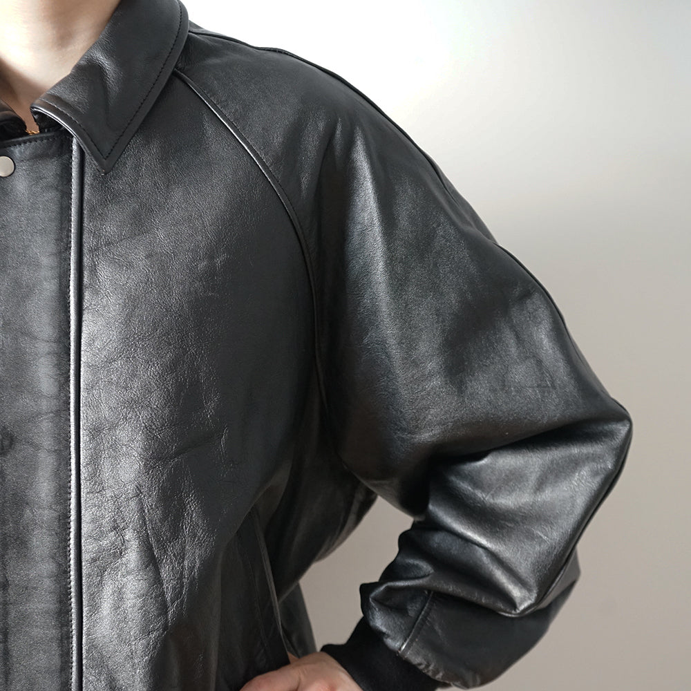 Graphpaper - Cow Leather Raglan Blouson (Women)