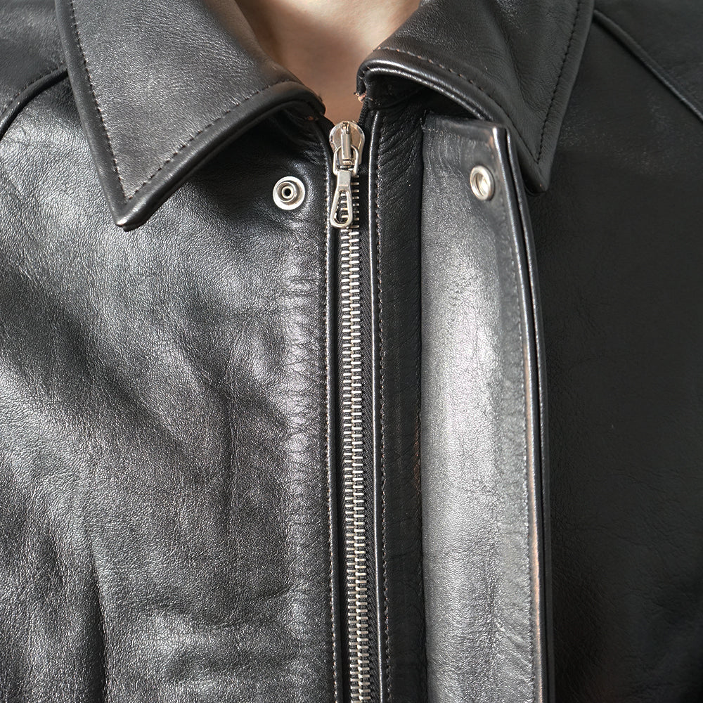Graphpaper - Cow Leather Raglan Blouson (Women)