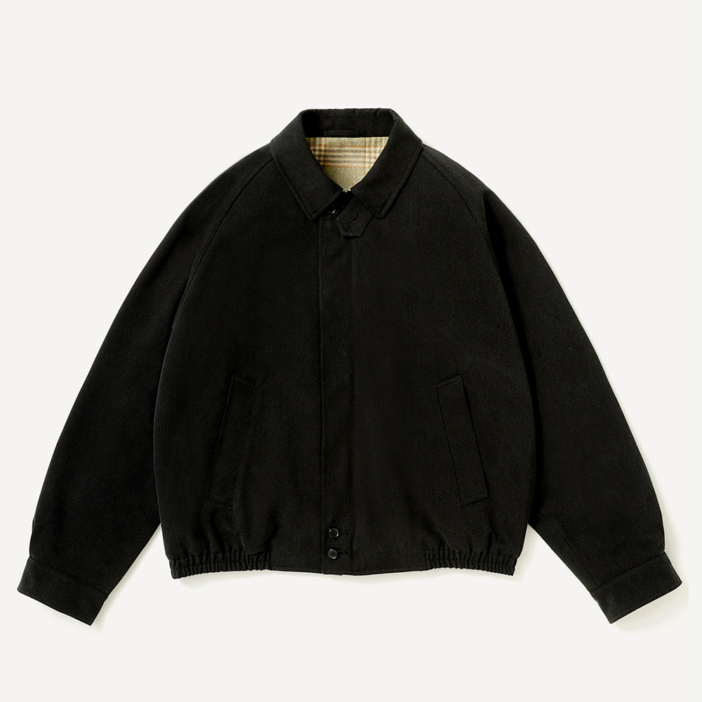 A.PRESSE -Washed Silk Harrington Jacket