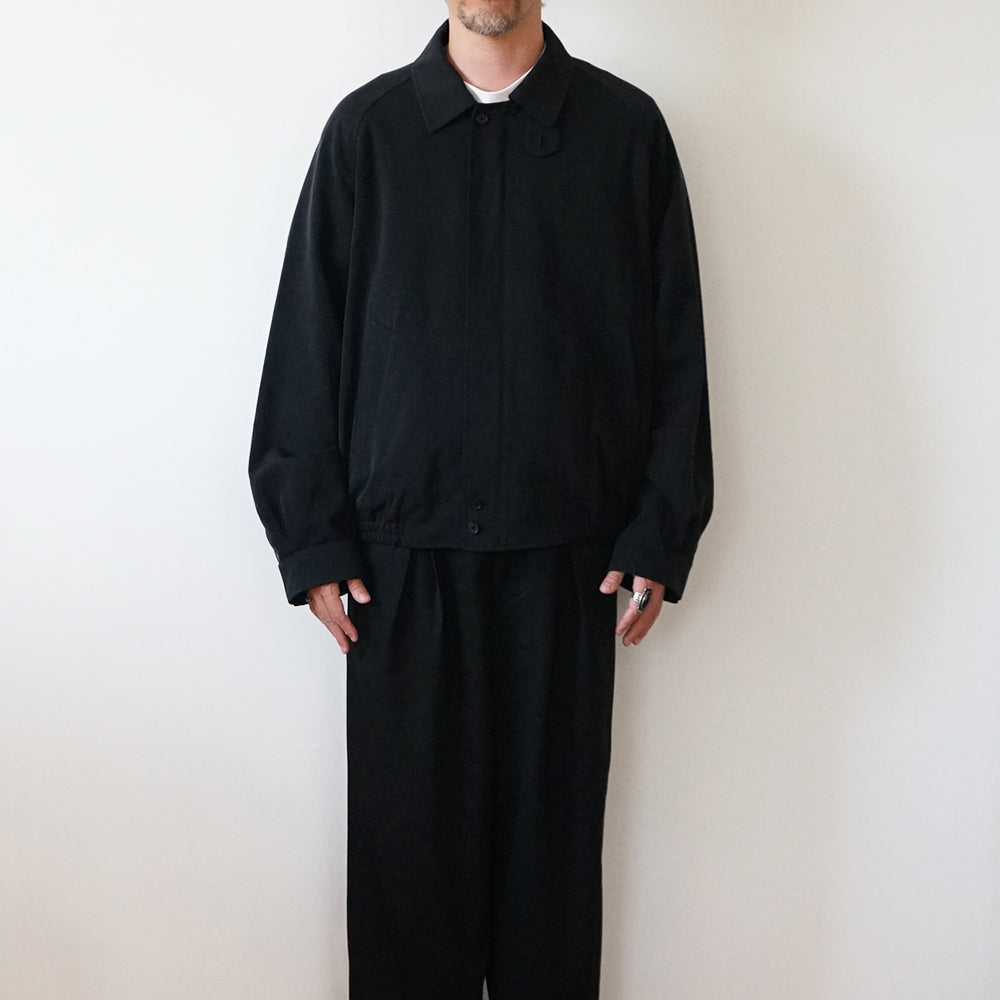A.PRESSE -Washed Silk Harrington Jacket