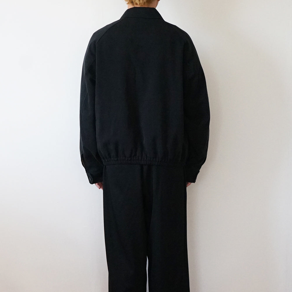 A.PRESSE -Washed Silk Harrington Jacket
