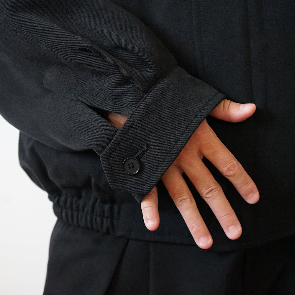 A.PRESSE -Washed Silk Harrington Jacket