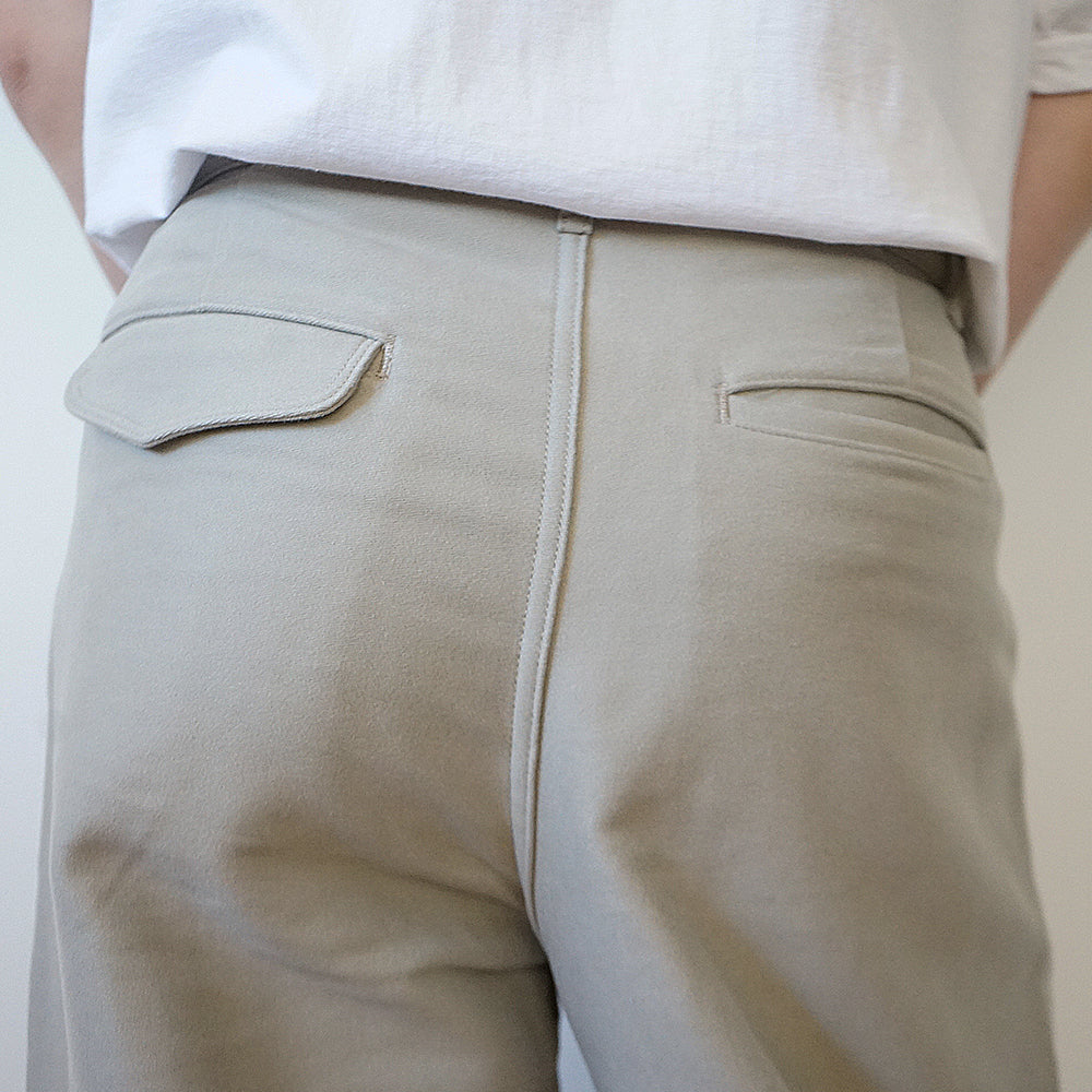 Graphpaper - Cotton Double Serge Two Tuck Pants