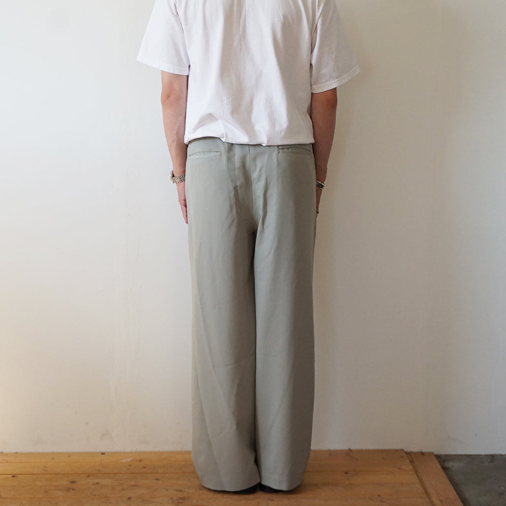 Graphpaper - Techno Wool Twill Wide Tapered Trousers