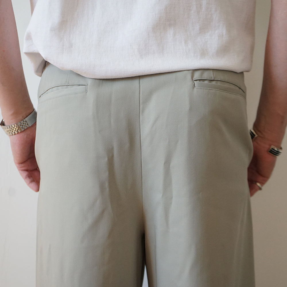 Graphpaper - Techno Wool Twill Wide Tapered Trousers
