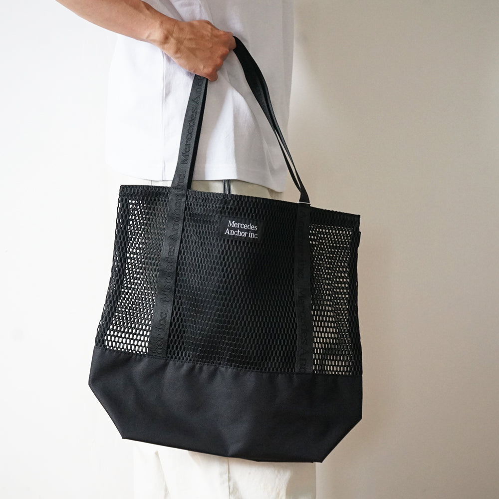 Mercedes Anchor inc. - LOGO TAPED MESH TOTE