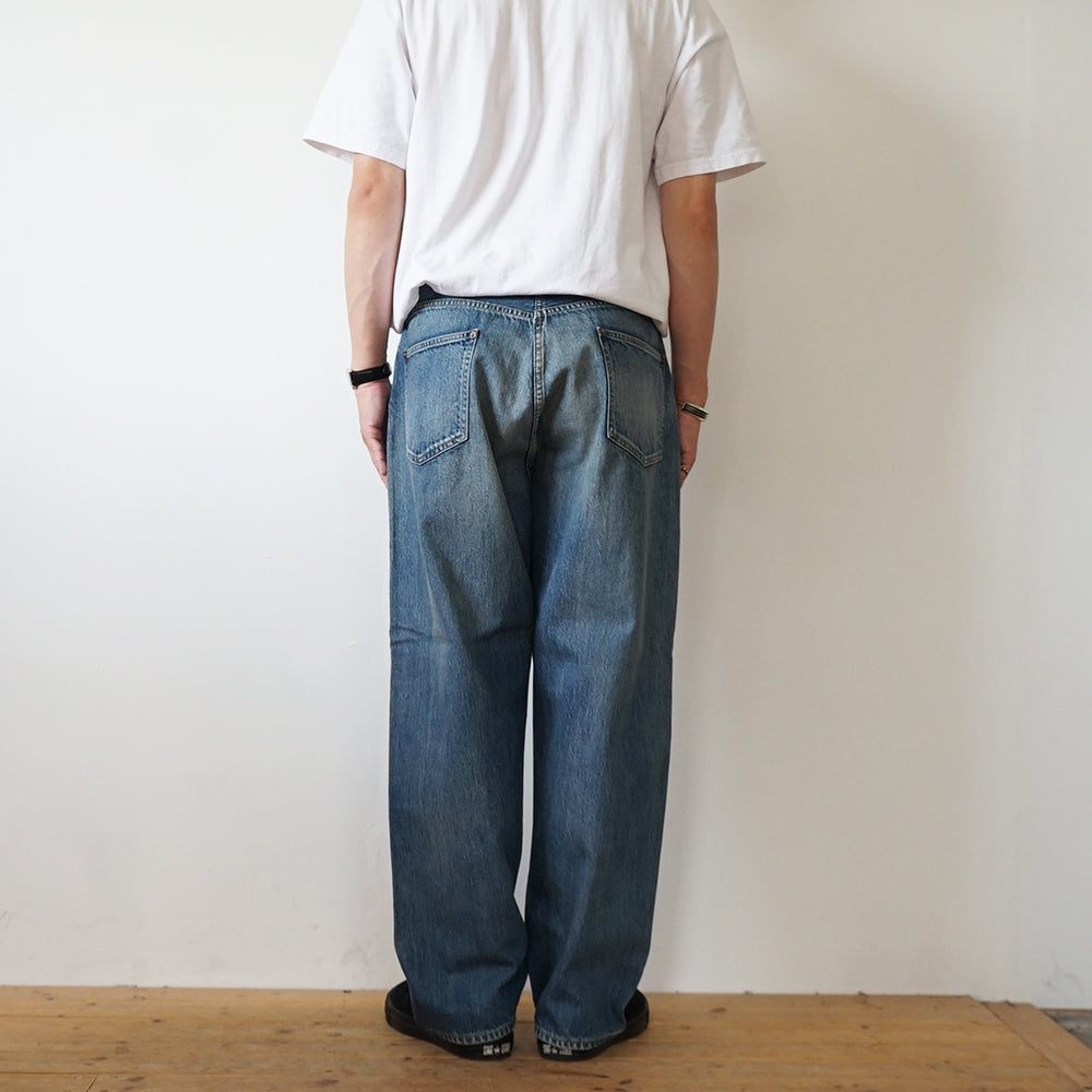 A.PRESSE - No.22 Washed Wide Denim Pants