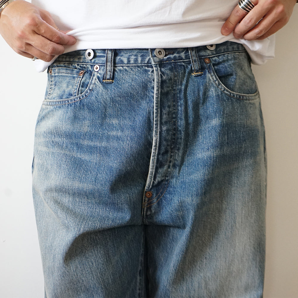 A.PRESSE - No.22 Washed Wide Denim Pants