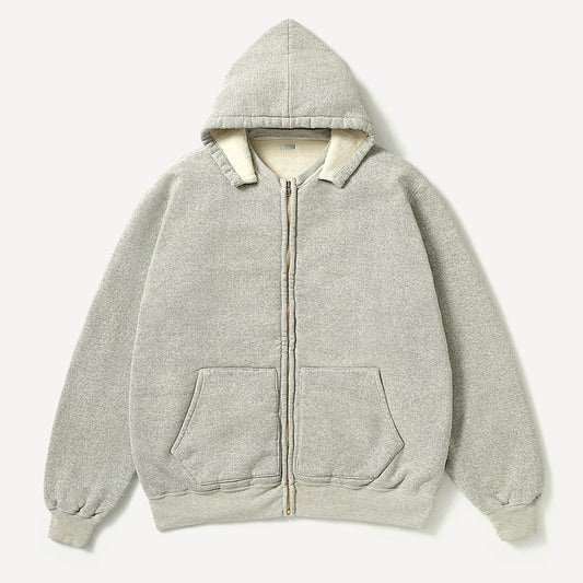 A.PRESSE - Vintage Attached Hood Zip Parka
