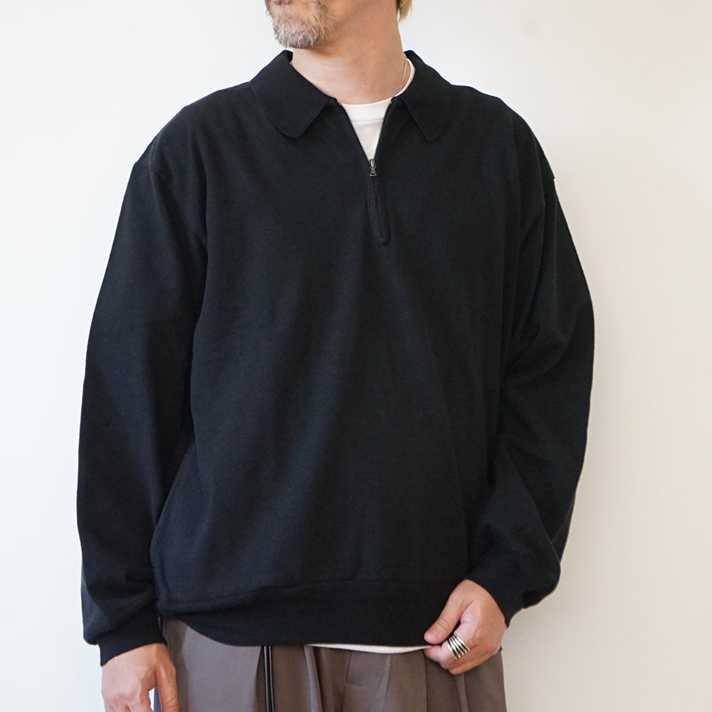 【新品】blurhms Co/Silk Nep Harf-Zip P/O blurhms - Co/Silk Nep Half-zip P/O – IN MY BOOK STORE